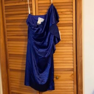 Amethyst colored cocktail dress